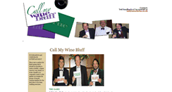 Desktop Screenshot of callmywinebluff.co.uk